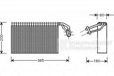 VAN WEZEL 3000v317 -  Испаритель, кондиционер